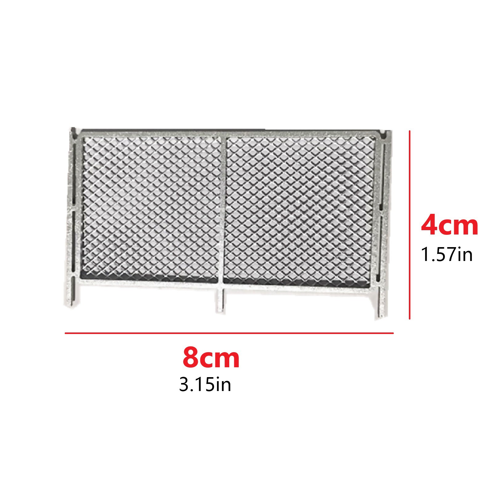 2Pcs 1/64 Fences Diorama DIY Car Model Toy Accessories Diorama Scenery Tools D