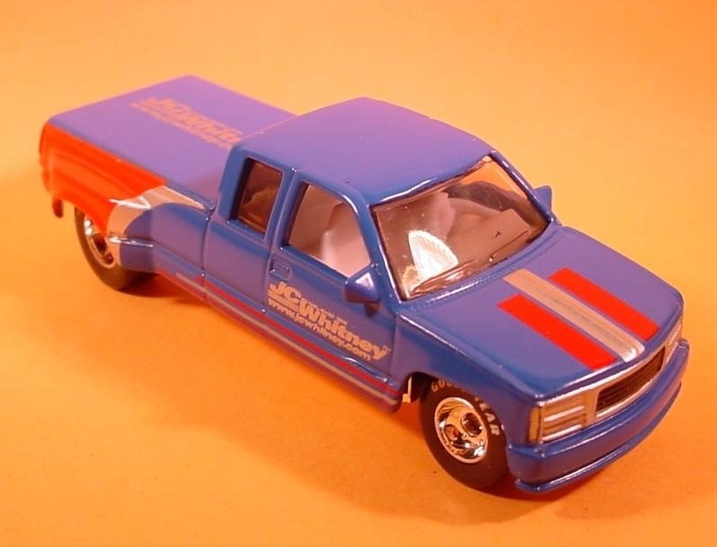 HOT WHEELS JC WHITNEY BLUE C3500 PICK UP MINT LOOSE