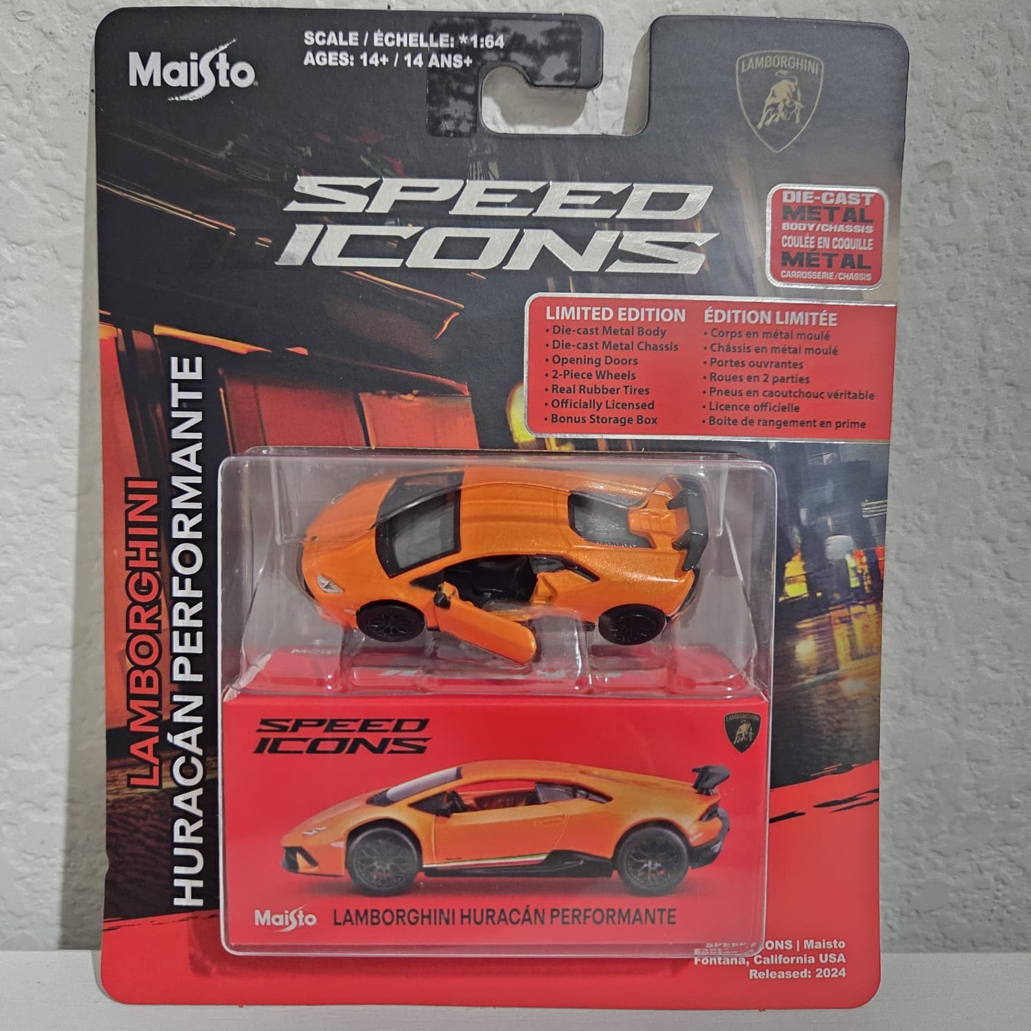 MAISTO SPEED ICONS Lamborghini Huracan and Lamborghini Sian FKP 35 set of 4