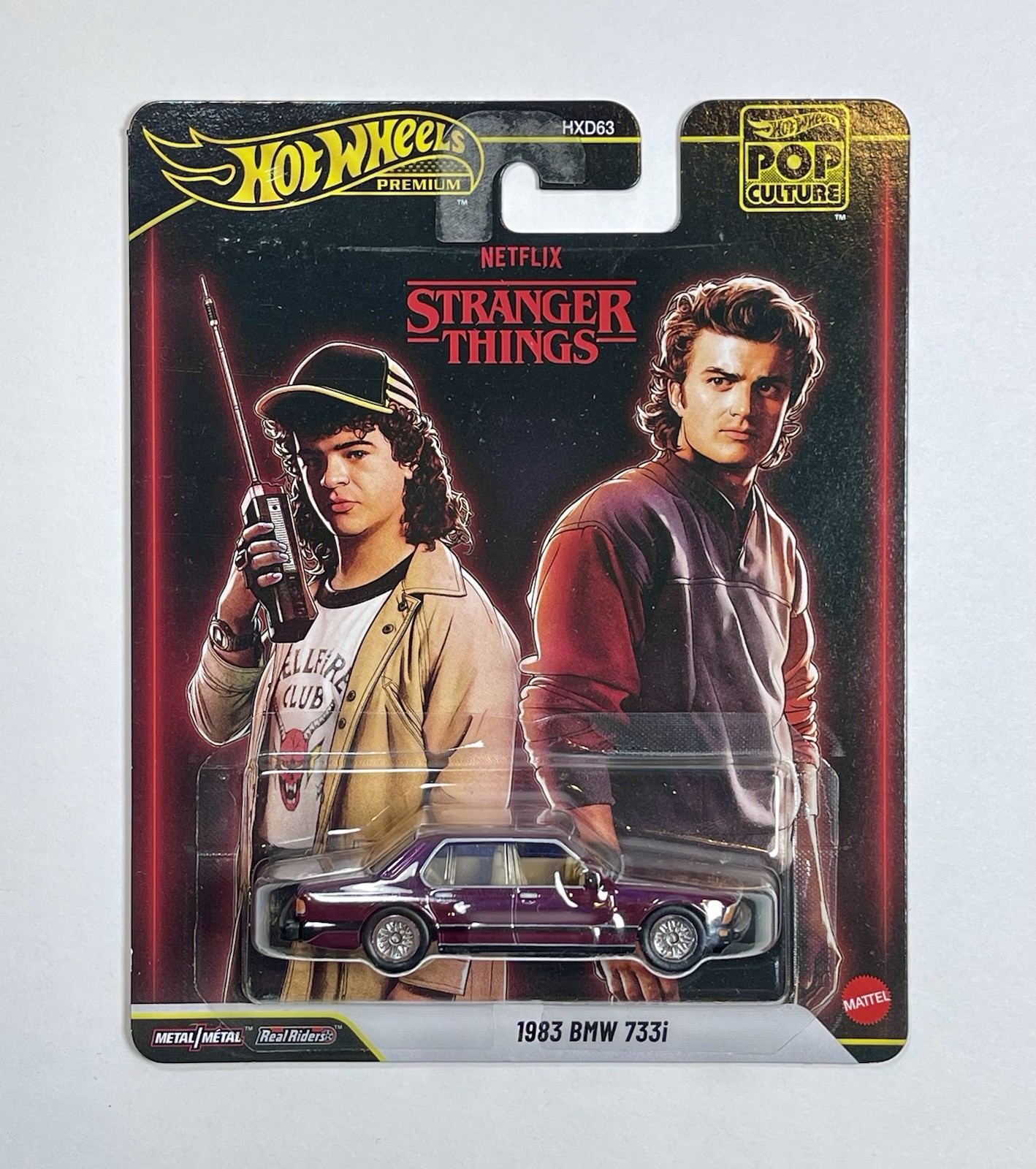 Hot Wheels Premium 2025 Pop Culture Stranger Things 1983 BMW 733i Diecast Car