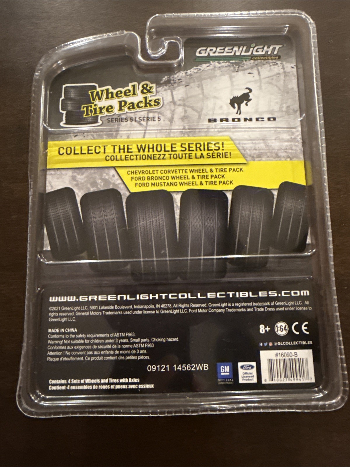 Grennlight FORD BRONCO Wheel and Tire Set for customs