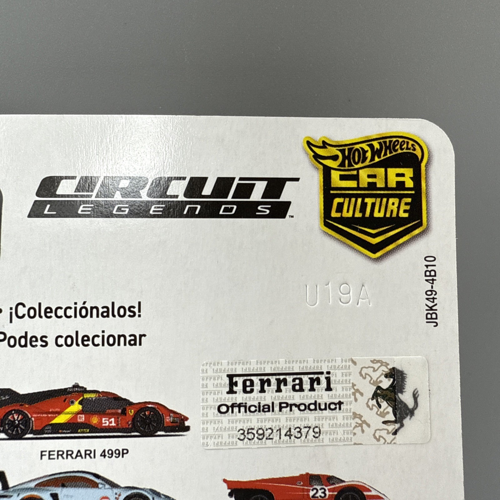 Hot Wheels Premium Car Culture Circuit Legends Ferrari 499P 2/5 Read Description