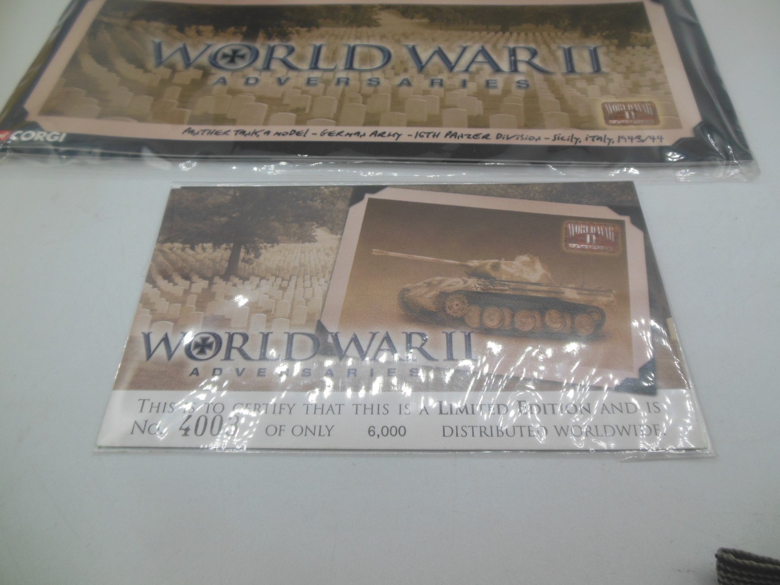 Corgi CC60202 Panther Tank A Model German Army 16th Panzer Division 1:50 Scale