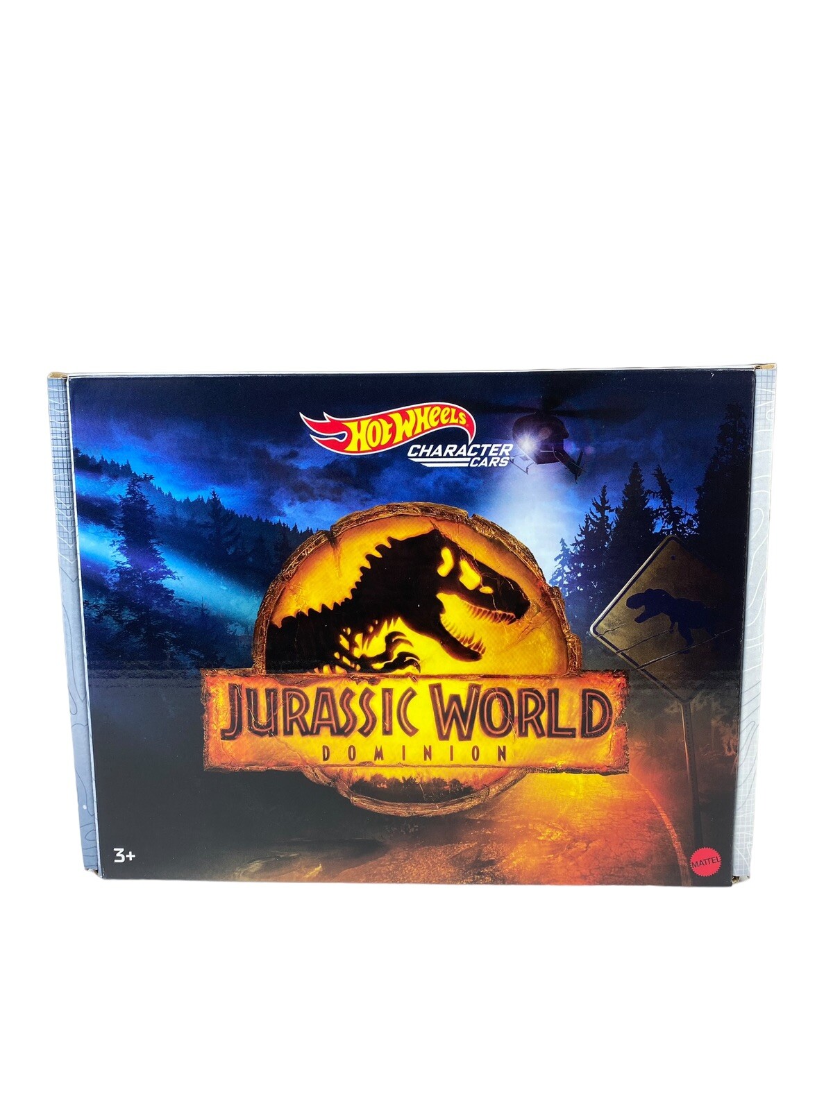 Hot Wheels Jurassic World Dominion Toy Character Cars 5-Pack in 1:64 Scale