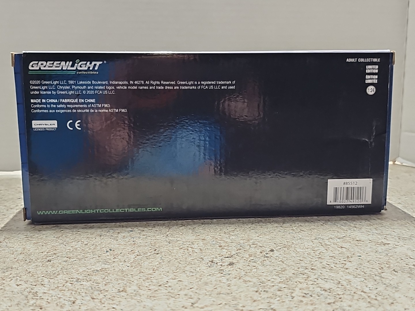 Greenlight Hot Pursuit 1978 Plymouth Fury Fl. Hwy. Patrol 1:24 Diecast Series 1