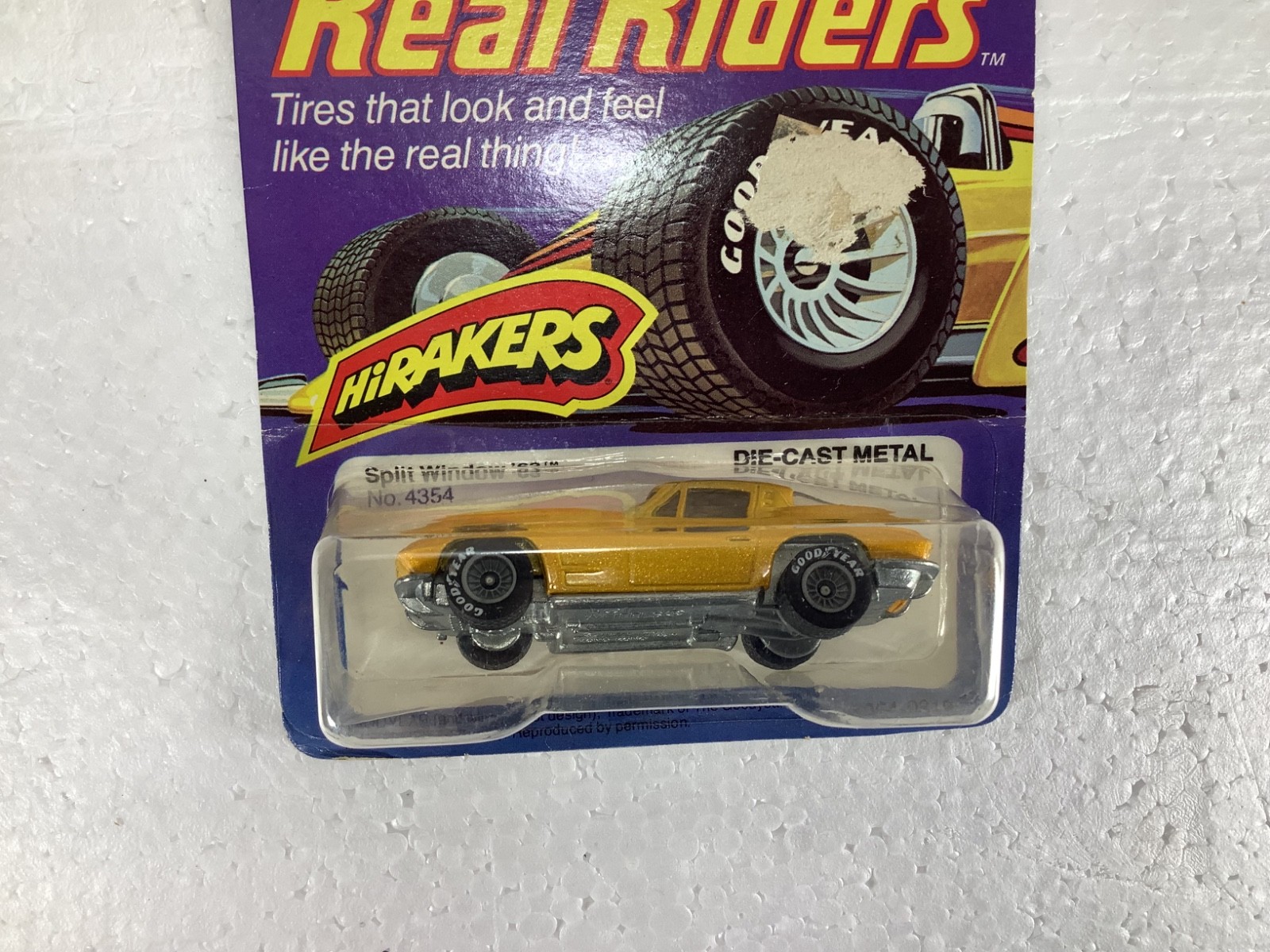 Mattel 1982 Hot Wheels Real Riders No. 4354 Split Window ’63 Corvette NIP *NICE