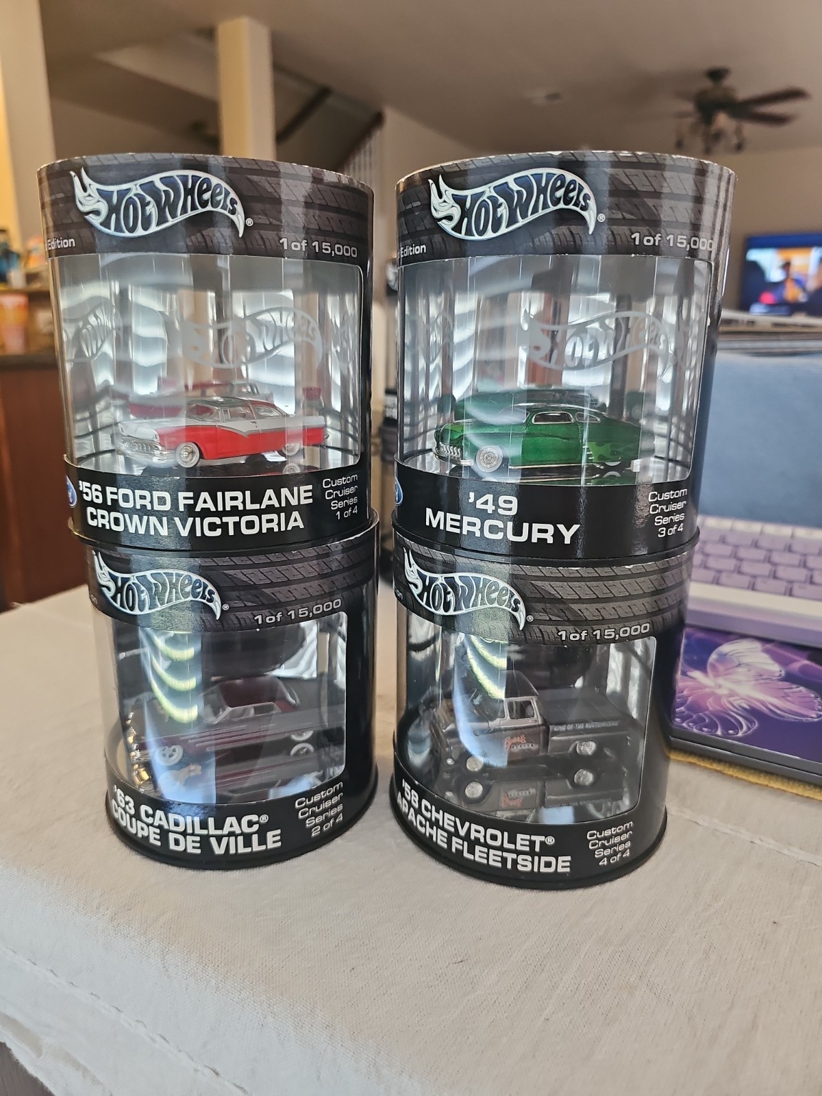 2004 Hot Wheels Oil Can Custom Cruiser Series 1 Thru 4 Each 1 Of 15,000.