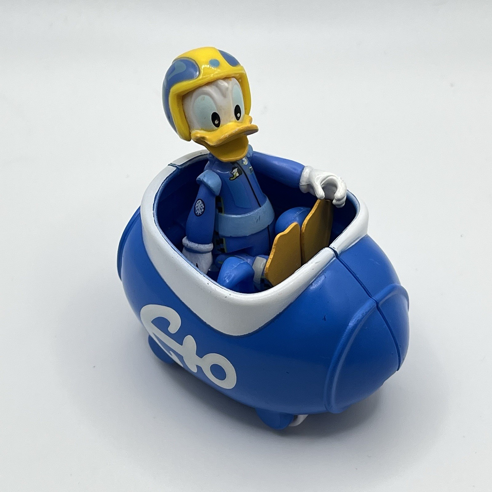 RARE Disney Donald Duck 2-in-1 Transforming Vehicle Figure Floaty Coaster Pod