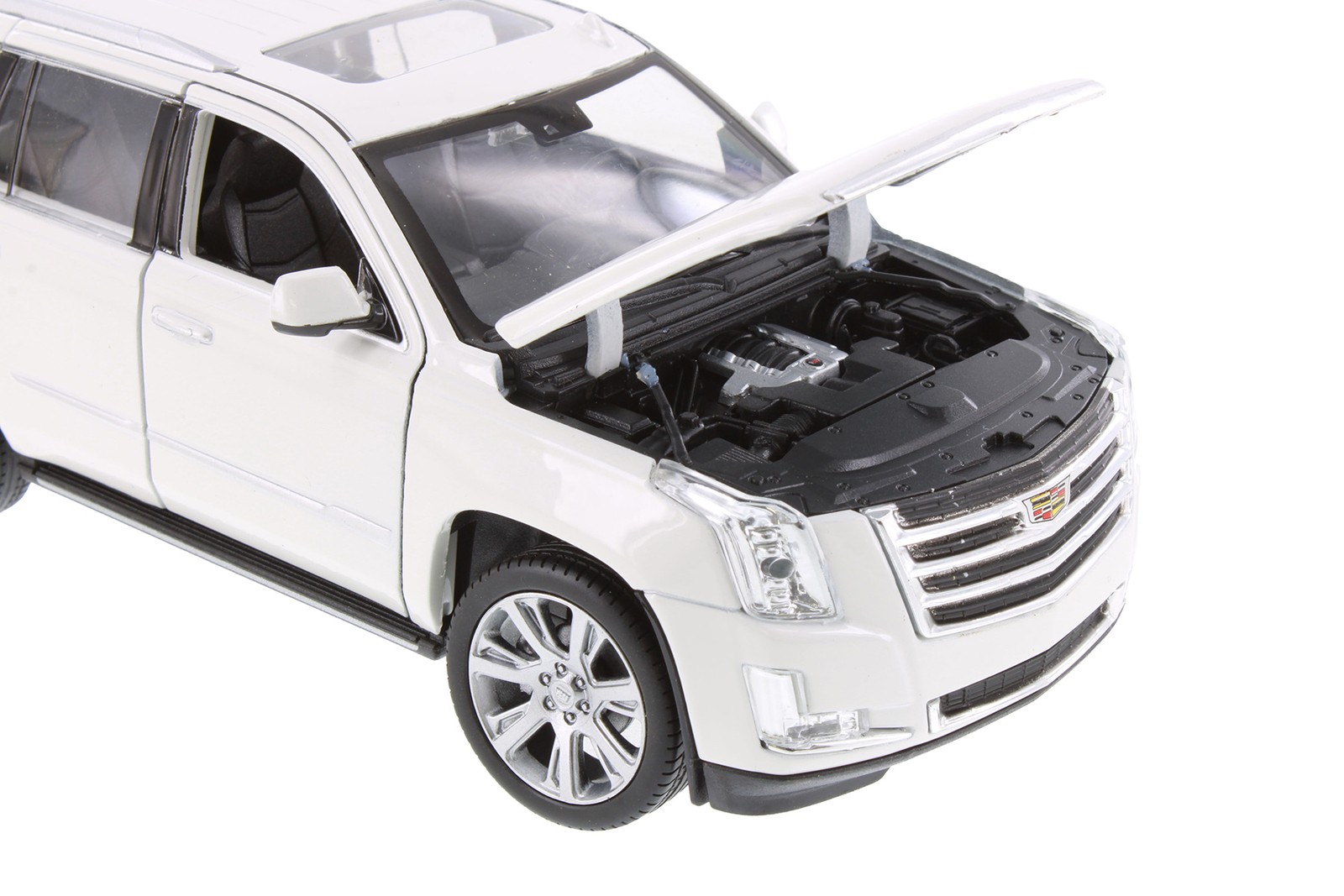 BOX OF 4 2017 CADILLAC ESCALADE SUV 1/24 DIECAST CAR SHOWCASTS 24084/4D