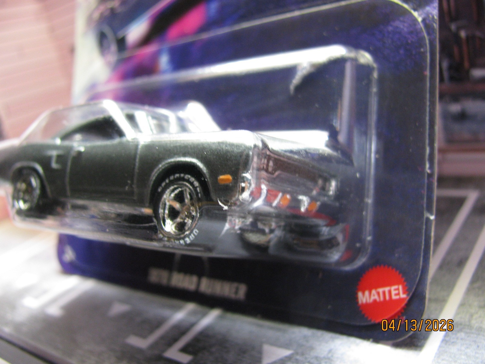 2026 Hot Wheels Silver Series ’70 Plymouth Road Runner, w/Real Riders Wheel Swap