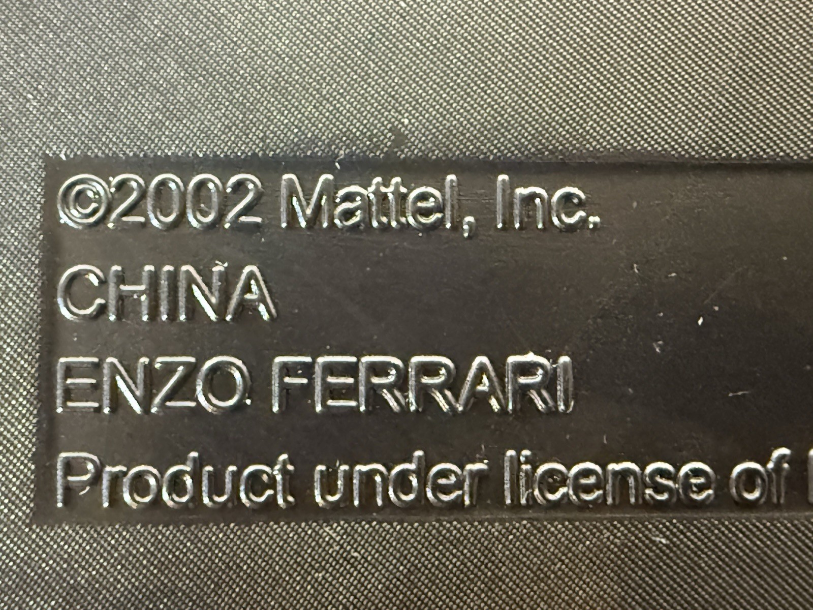 🔥 Hot Wheels 1:18 Enzo Ferrari 60 RELAY Red 2002 SHELL PUMA ALCOA LOOSE🔥