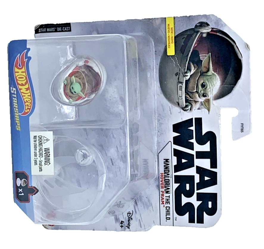 Hot Wheels Starships Star Wars Mandalorian The Child Hover Pram 2019 Brand New