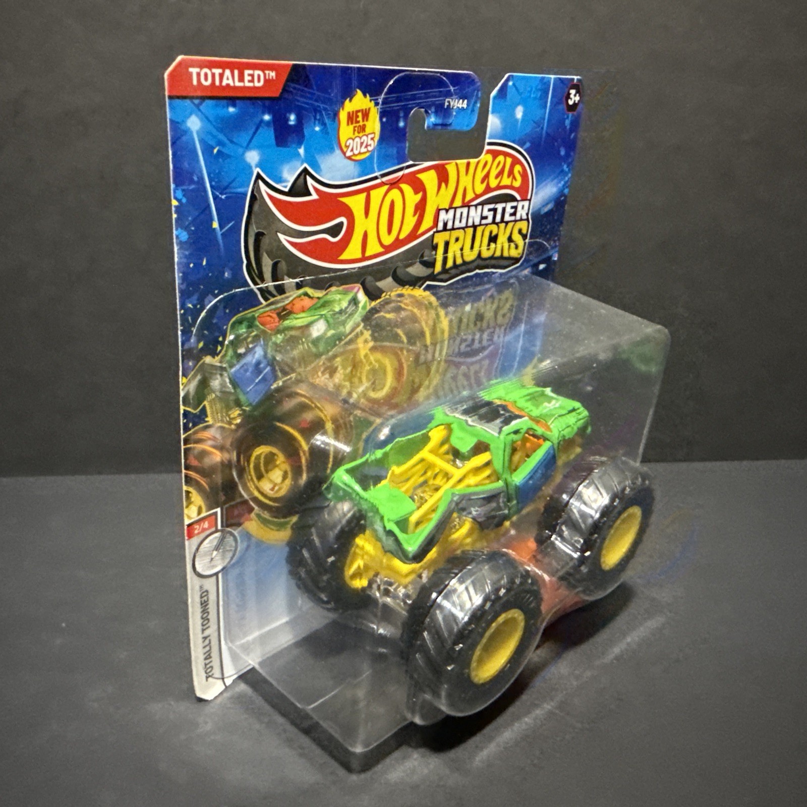 Hot Wheels Monster Truck 1:64 Diecast Vehicle – Totaled 2025 Totally Tooned NEW