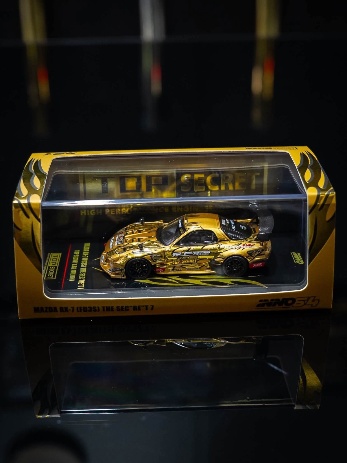 INNO64 1:64 Mazda RX-7 FD3S Top Secret RE Amemiya The Secret 7 Diecast