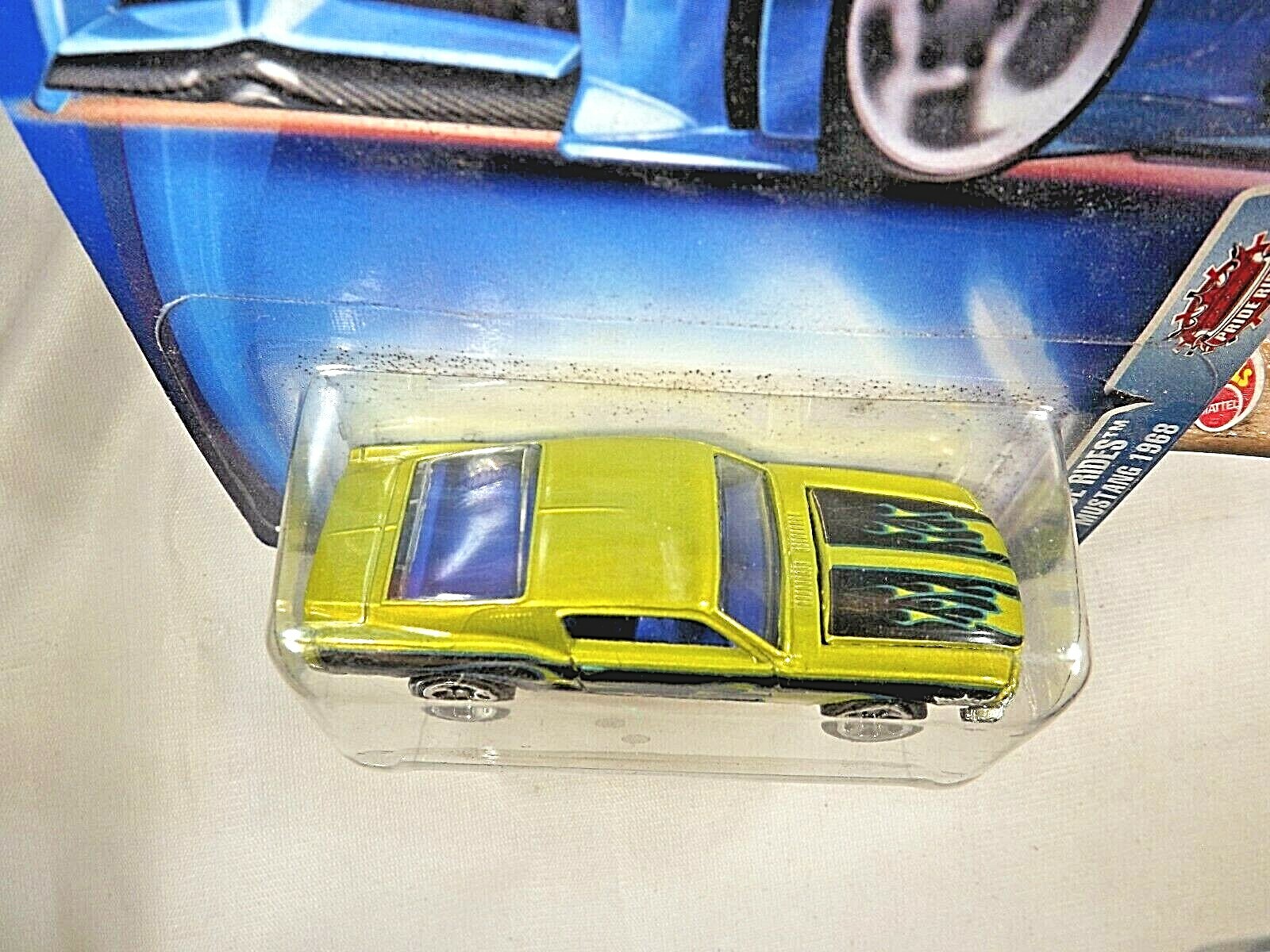 2004 Hot Wheels #165 Pride Rides MUSTANG 1968 Green w/Chrome 5 Spoke Wheels