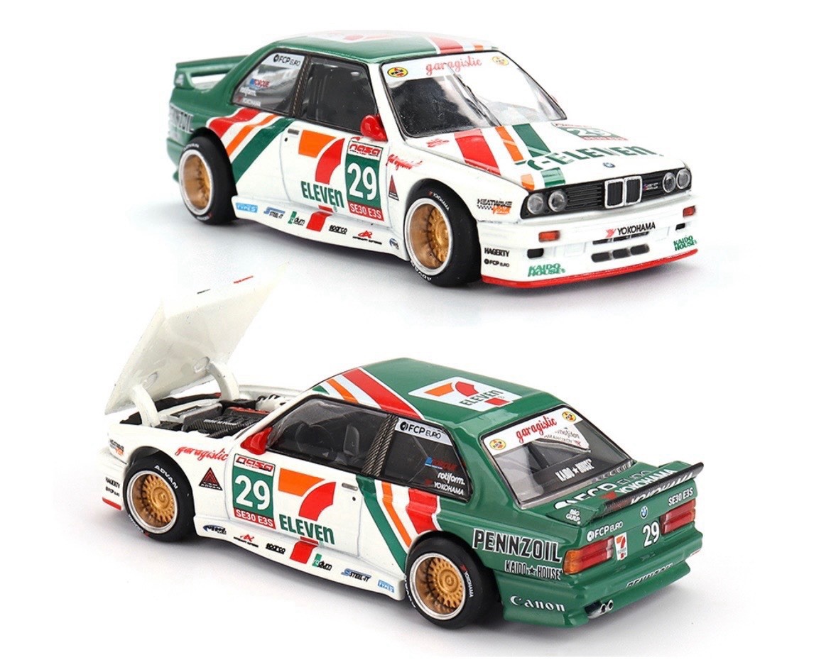 Kaido House x Mini GT 7-Eleven BMW M3 Kaido Works Larry Chen V1 #217 1/64