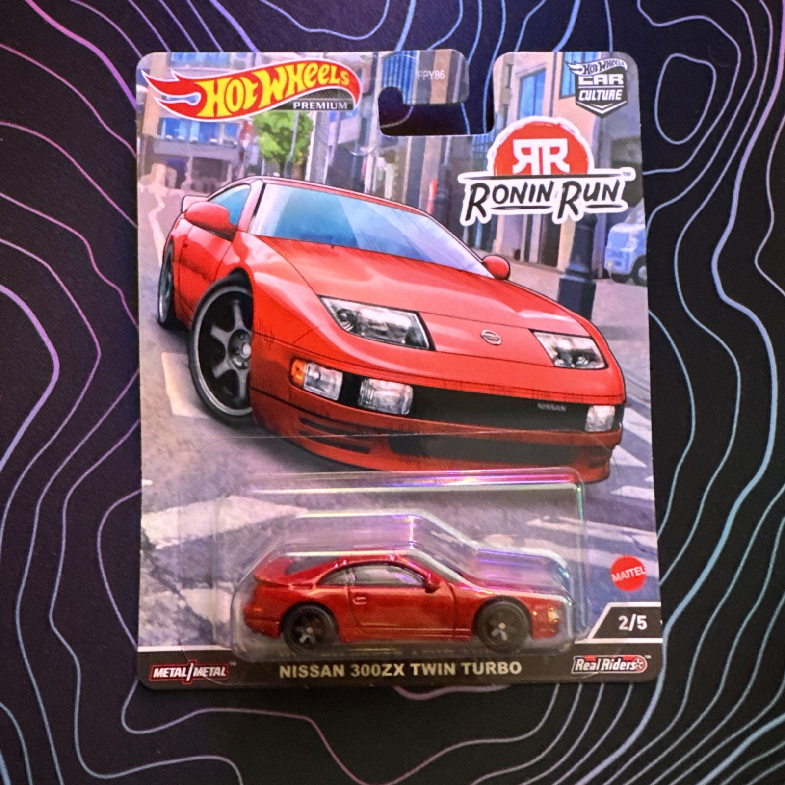 Hot Wheels Premium Car Culture Nissan 300ZX Twin Turbo Red Ronin Run 2/5 2022