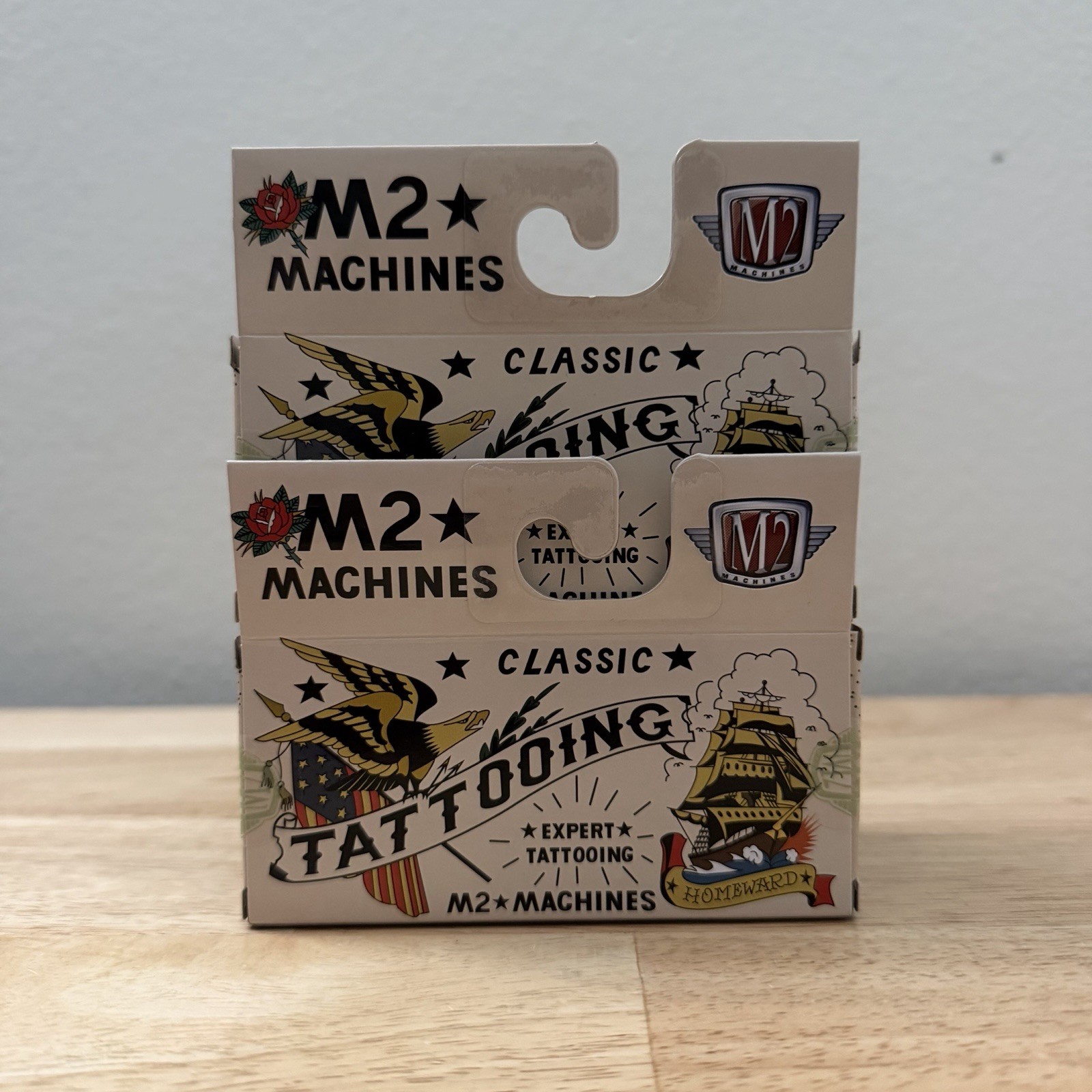 2026 M2 Machines 1954 & 1956 Chevrolet Bel Air CLASSIC TATTOOING Lot of 2 pcs