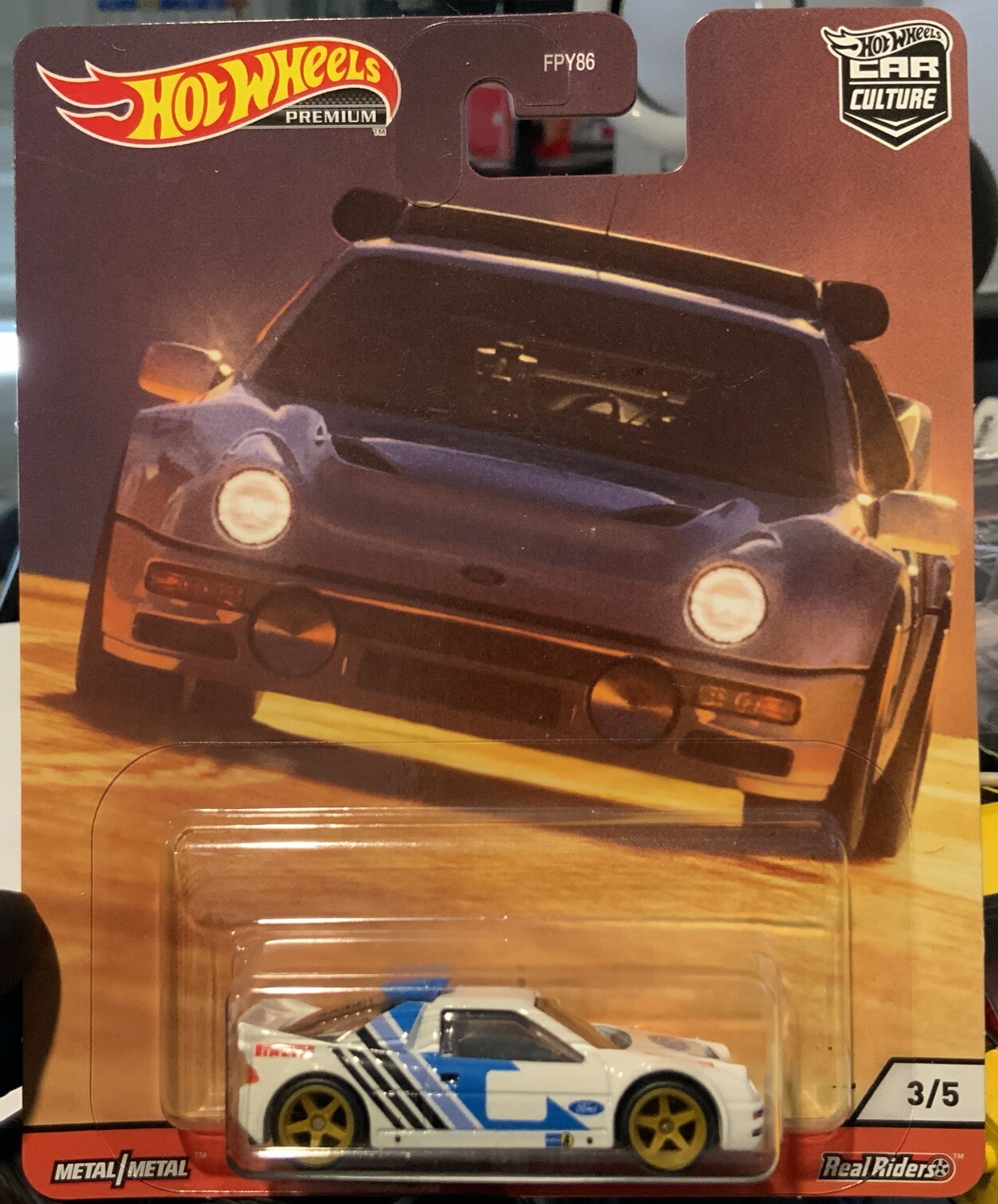 Mattel Hot Wheels Premium 2020 Car Culture Ford RS 200 Real Riders FPY86 – 5/5