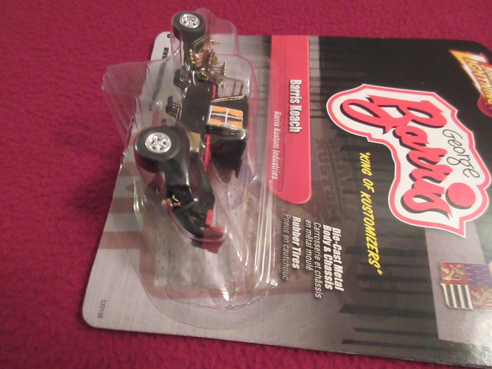 GEORGE BARRIS JOHNNY LIGHTNING ” BARRIS KOACH ” MINT ON CARD FACTORY SEALED