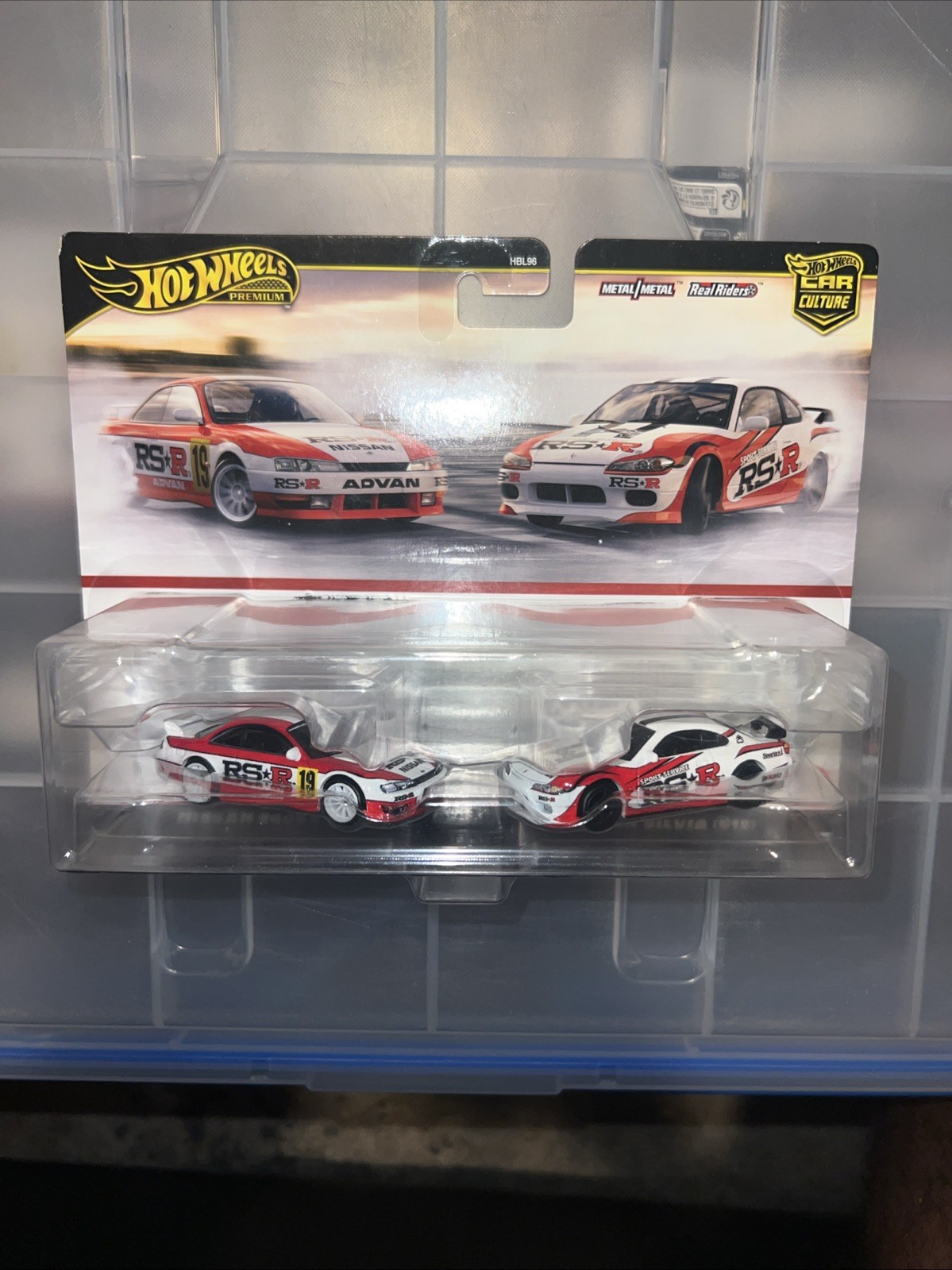 Hot Wheels Premium Car Culture Two Pack Nissan 240SX S14 & Nissan Silvia S15