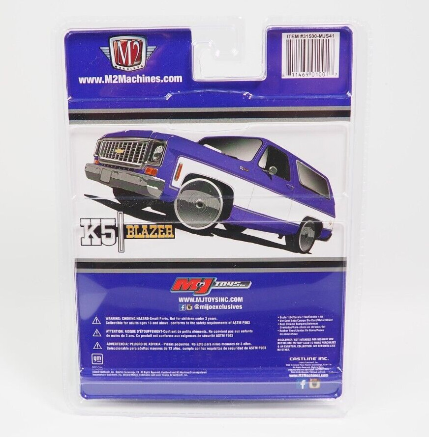 M2 Machines 1:64 Mijo Exclusive 1973 Chevrolet K5 Blazer w/ Removable Top MJS41