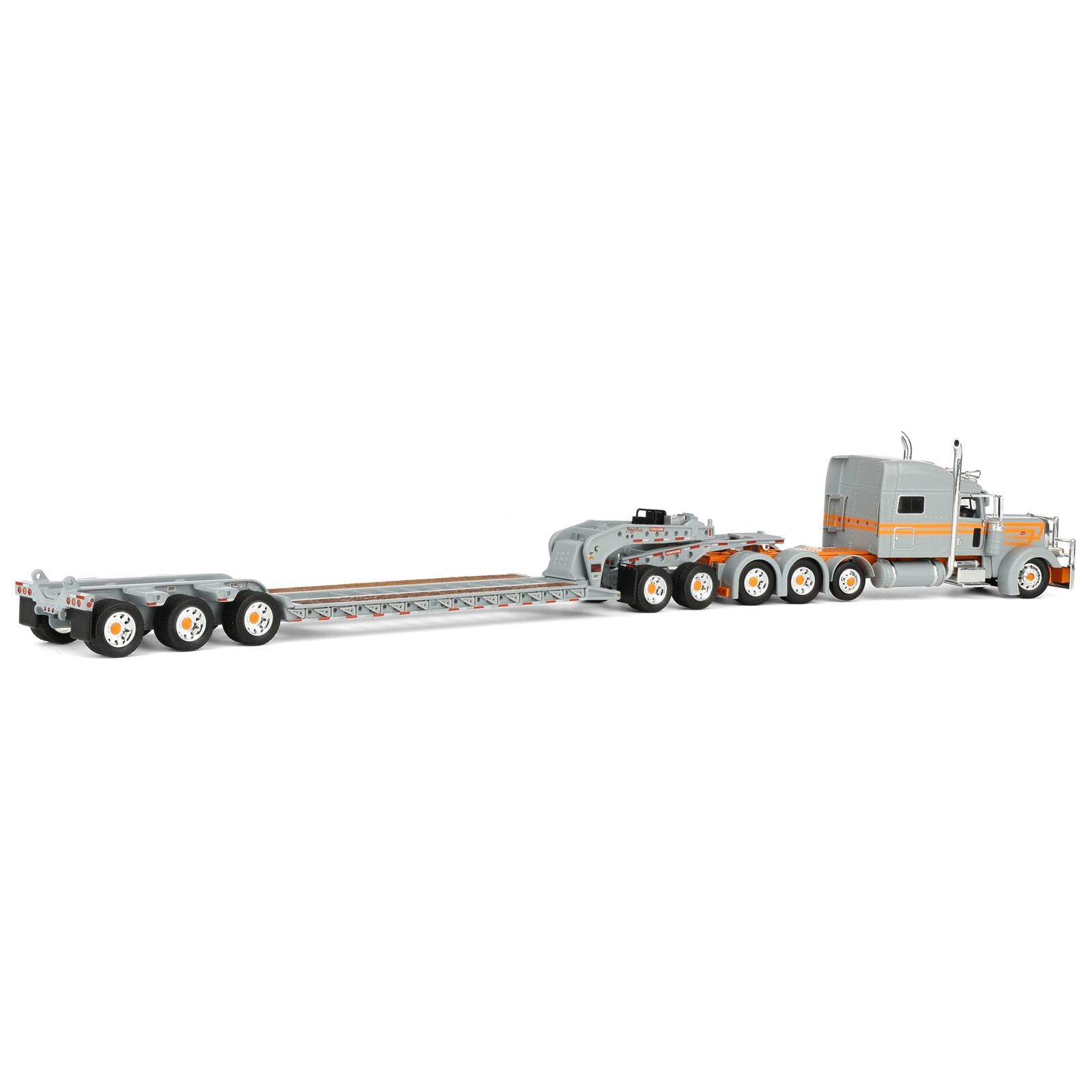 DCP 1/64 Peterbilt 389 Mid Roof Fontaine Magnitude Lowboy Trailer 60-2286