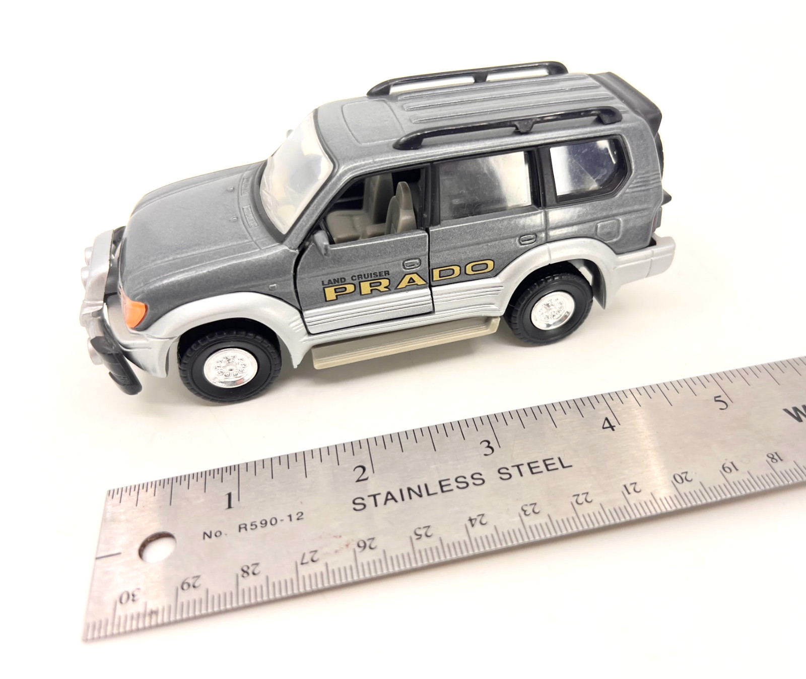 VTG Toyota Land Cruiser Prado Diecast 1:35 Scale Tins Toys Licensed SUV Model