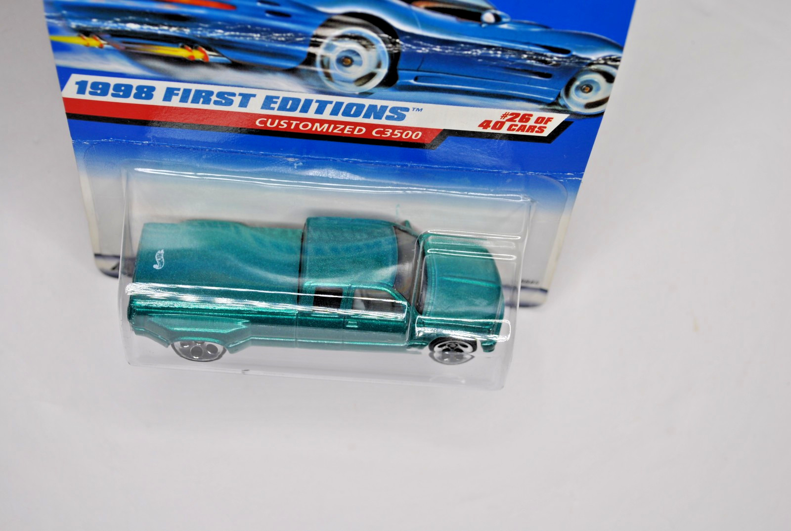 Hot Wheels Customized C3500 Rare No Tampo No Decal Variation 1998 First Editions