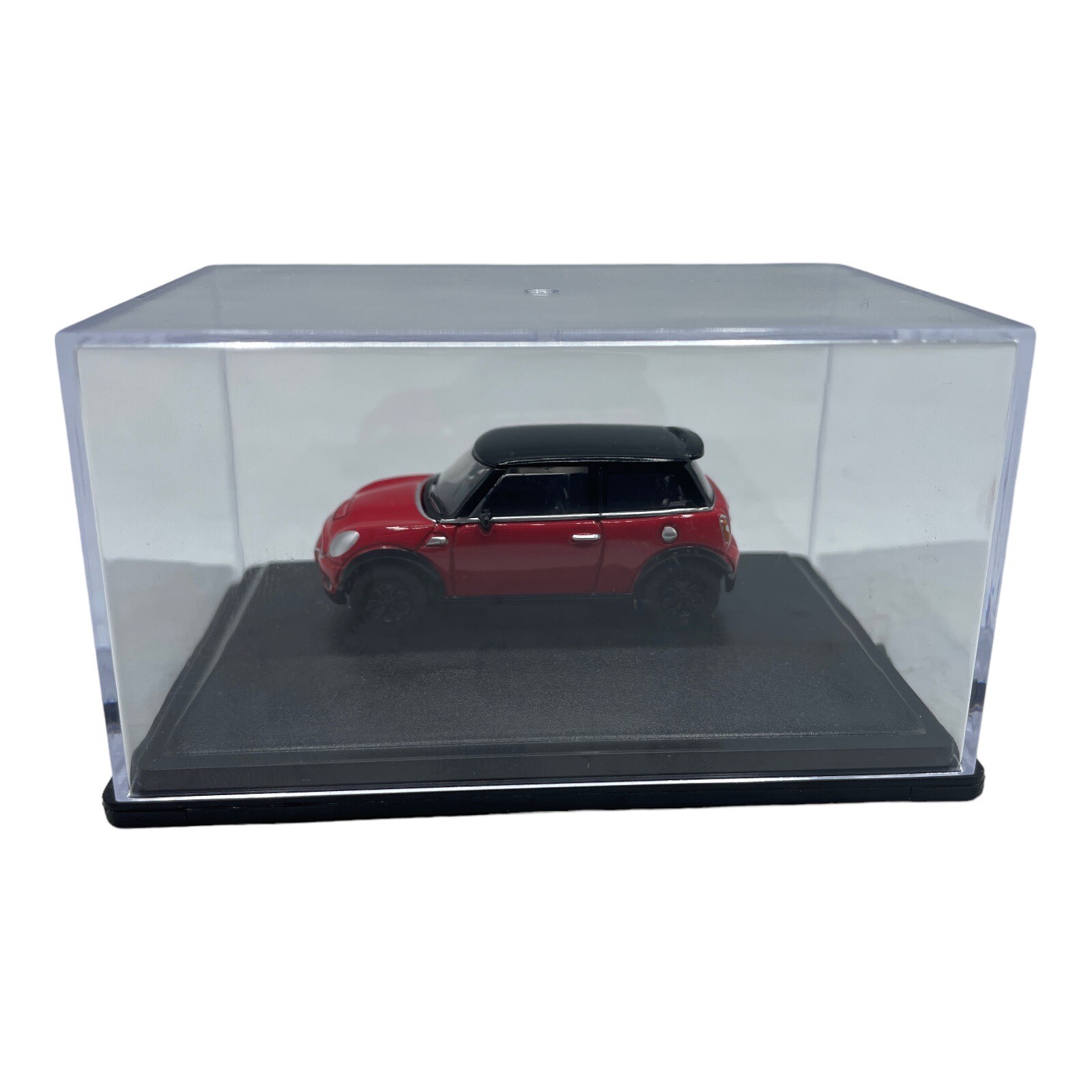 MINI Cooper S Hardtop R56 Chili Red with Black Roof Diecast car Pair of Two