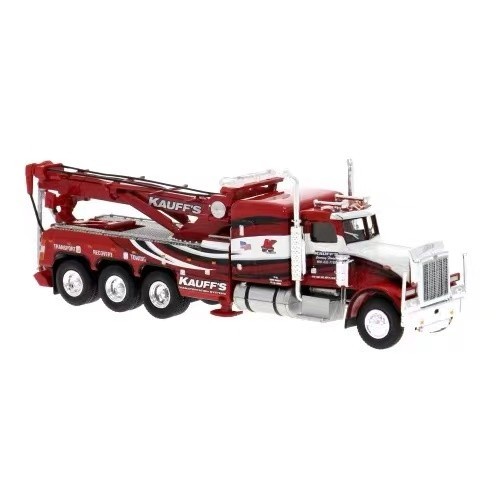 Brekina 1:87 Peterbilt 359 Tow Truck 1973 Kauffs Model Car Collection