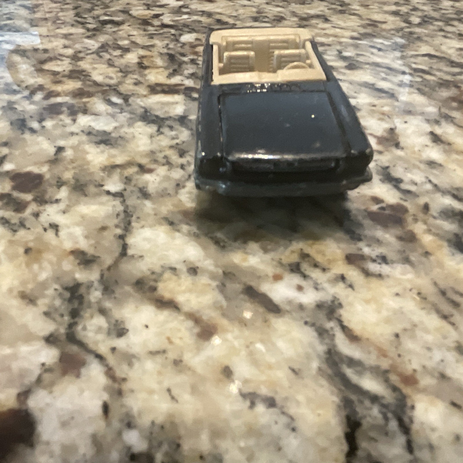 Hot Wheels Ford ’65 Mustang Convertible 1:64 Diecast Car Black/Tan 1996