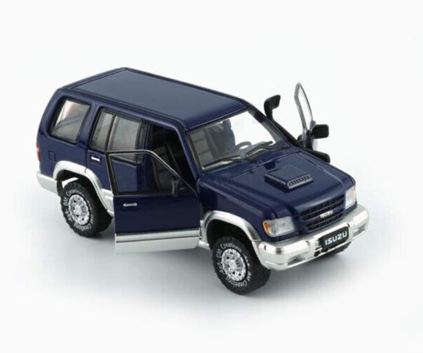 BM Creations 1998-2002 Isuzu Trooper / Big Horn Purple Blue LHD 1:64 Diecast Car