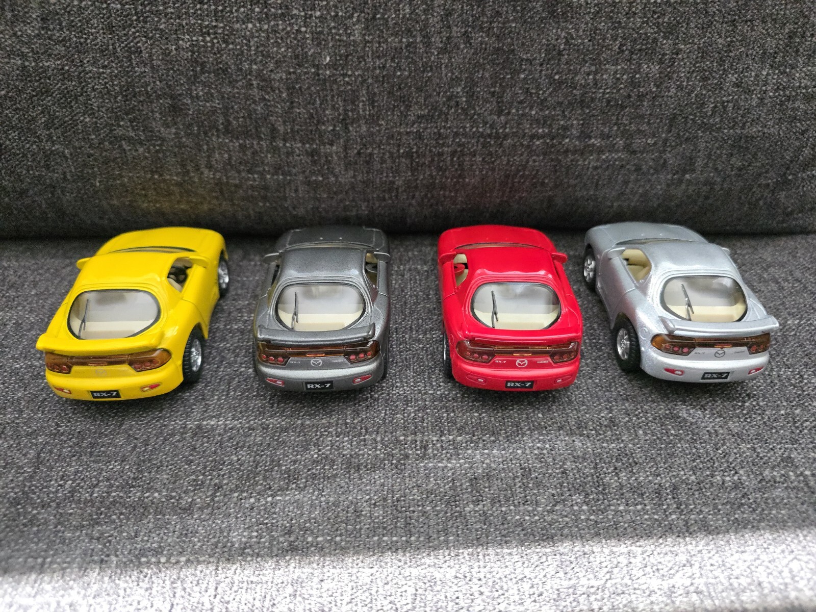 Kinsmart Mazda RX7 Set Of 4
