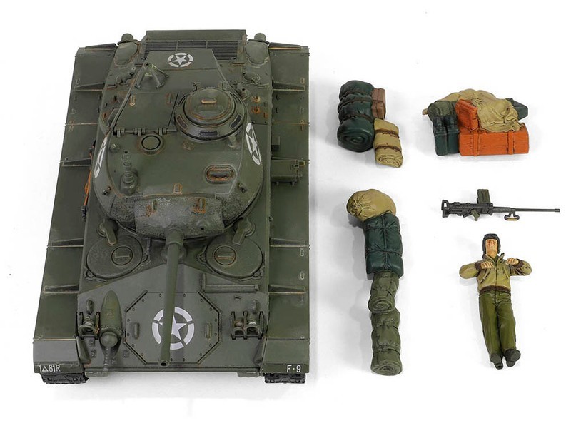 M24 CHAFFEE TANK “8TH AD 36TH TB-US ARMY” 1/32 BY FORCES OF VALOR 801002 A