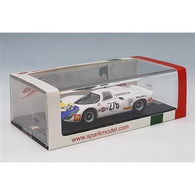 Spark Porsche 907 1969 Targa Florio #276 Koch Dechent 6th 1/43