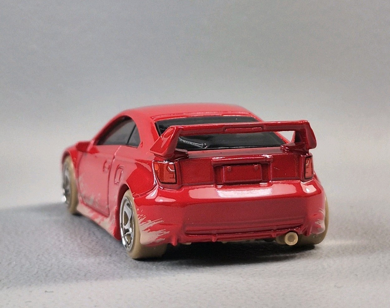 2001 TOYOTA CELICA Diorama Collectible DieCast Model Car 1:64 Red LOOSE