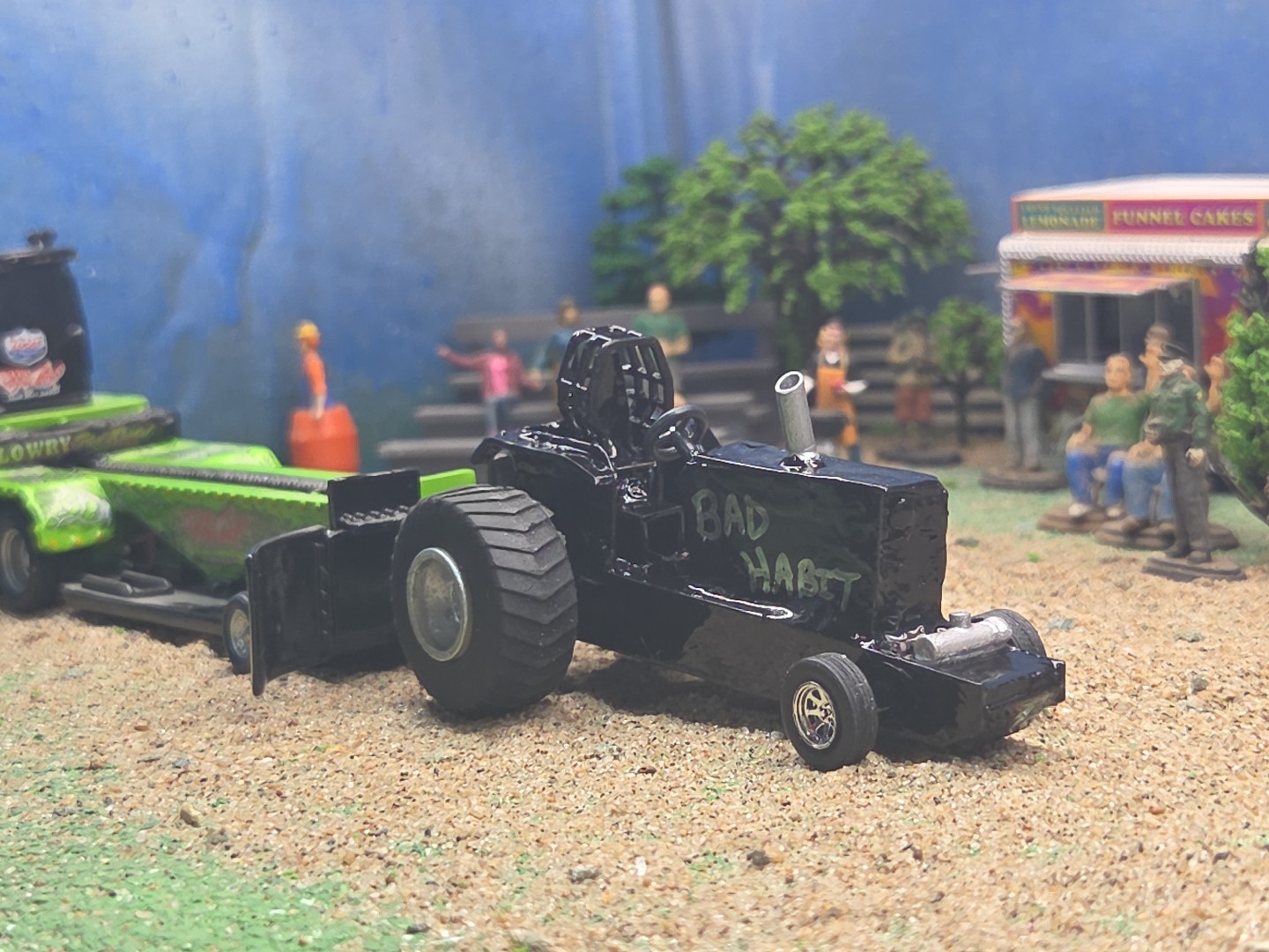 Custom Scratch built 1:64 TRACTOR Pro Stock PULLER PULLING ERTL farm pull IH tow