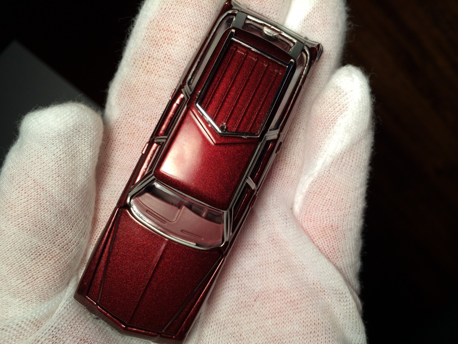Auto World AW GM 1974 Buick Estate Station Wagon 1:64 1/64 Burgundy Model Car