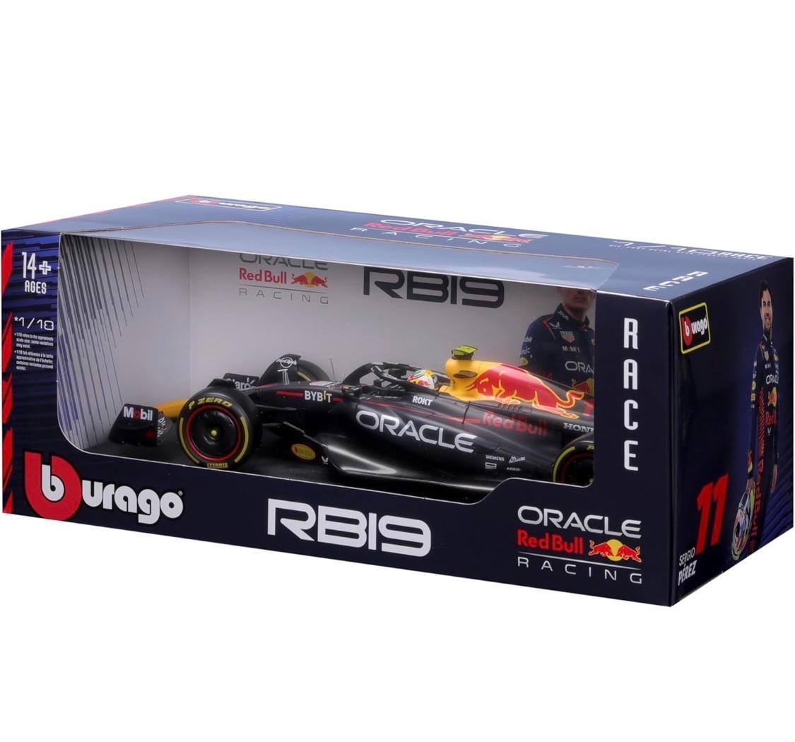 Bburago 1:18 Formula F1 Racing Die-Cast Car, Ferrari, Red Bull, Mercedes