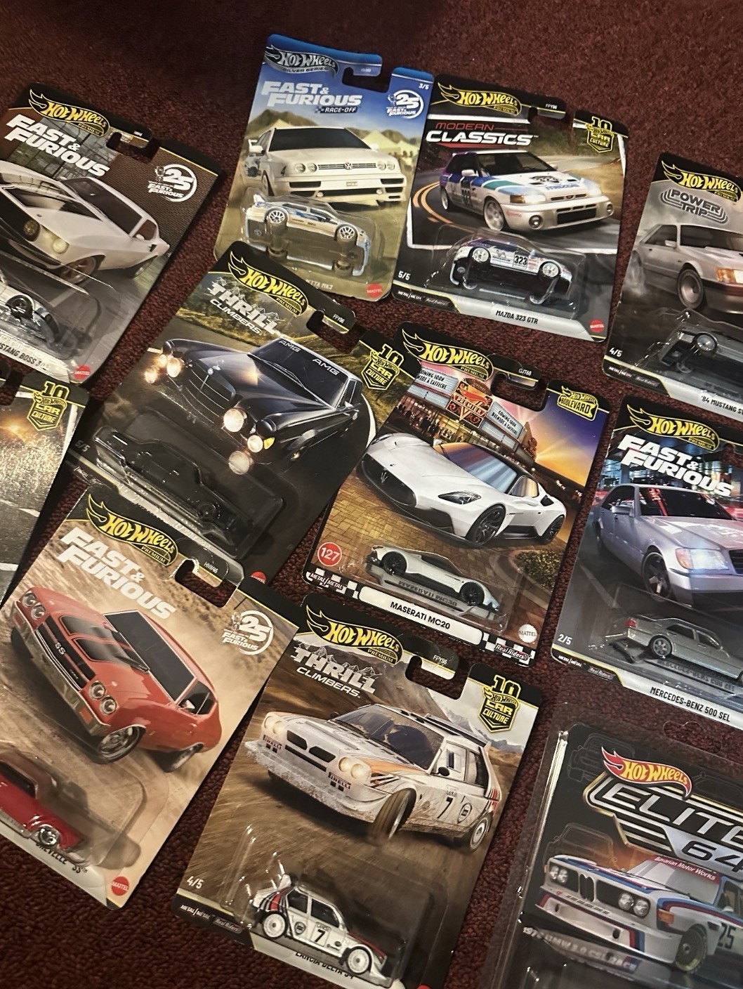 Hot Wheels Premium Lot Fast & Furious Elite 64 Car Culture Modern Classics