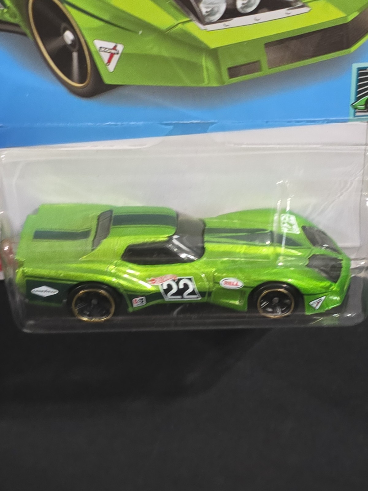 Hot Wheels Contoured #21 Green ’76 Greenwood Corvette 2021 1/5