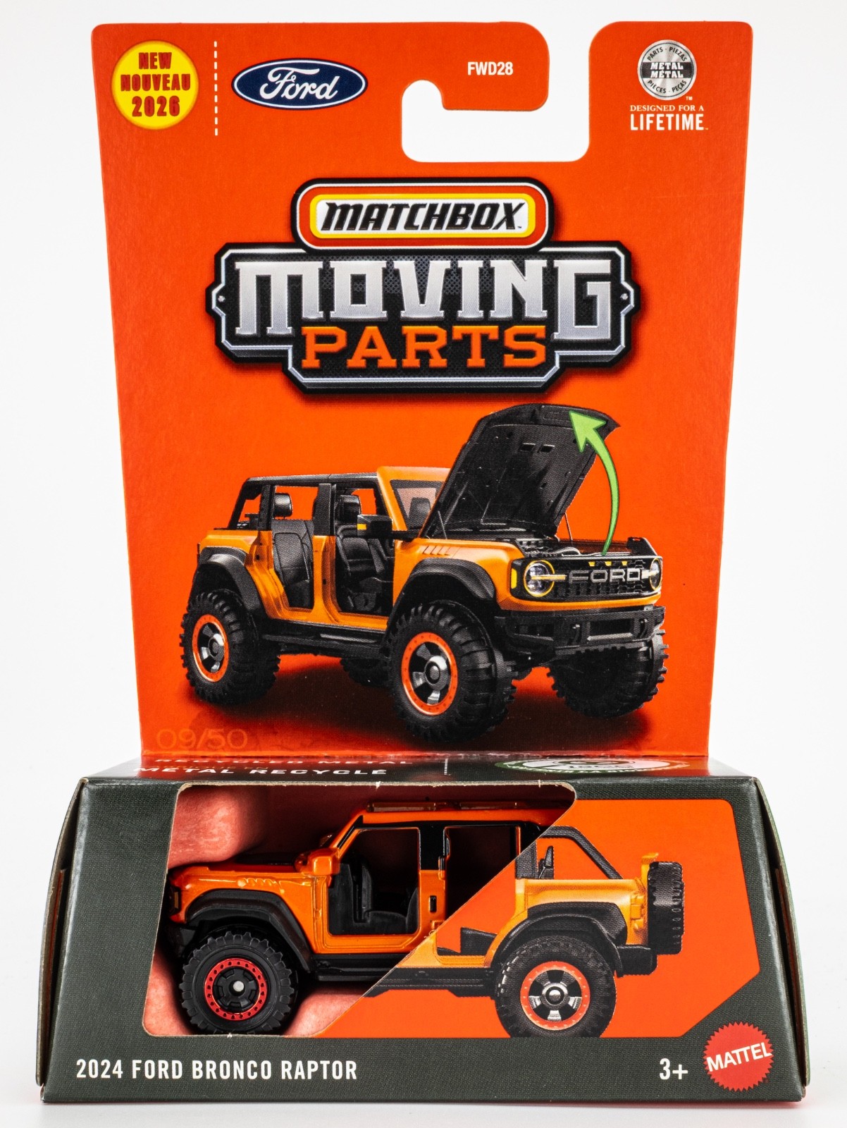2026 Matchbox Moving Parts Mix 2 | 7-Car Set | Lexus | Ford | VW | Polestar |FSC