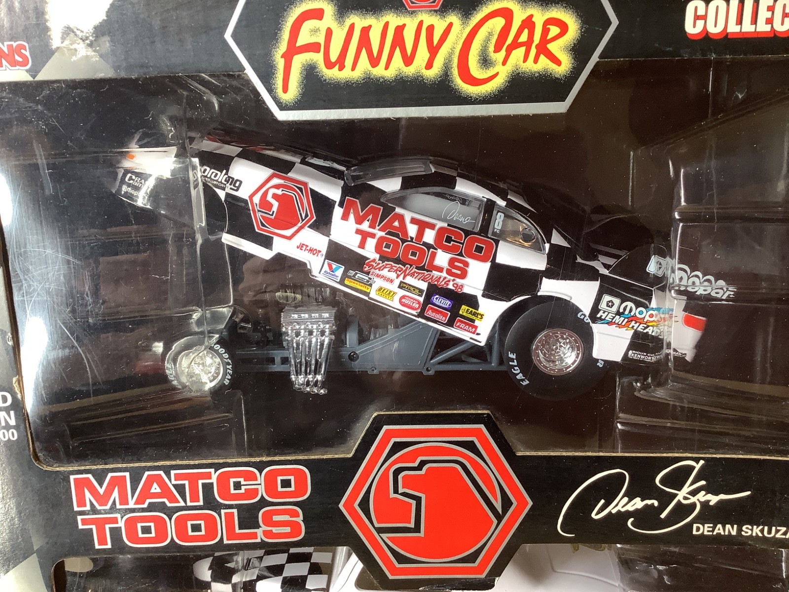 New old stock 1:24 two car set Matco Tools 1998 super nationals # DSFC2498R