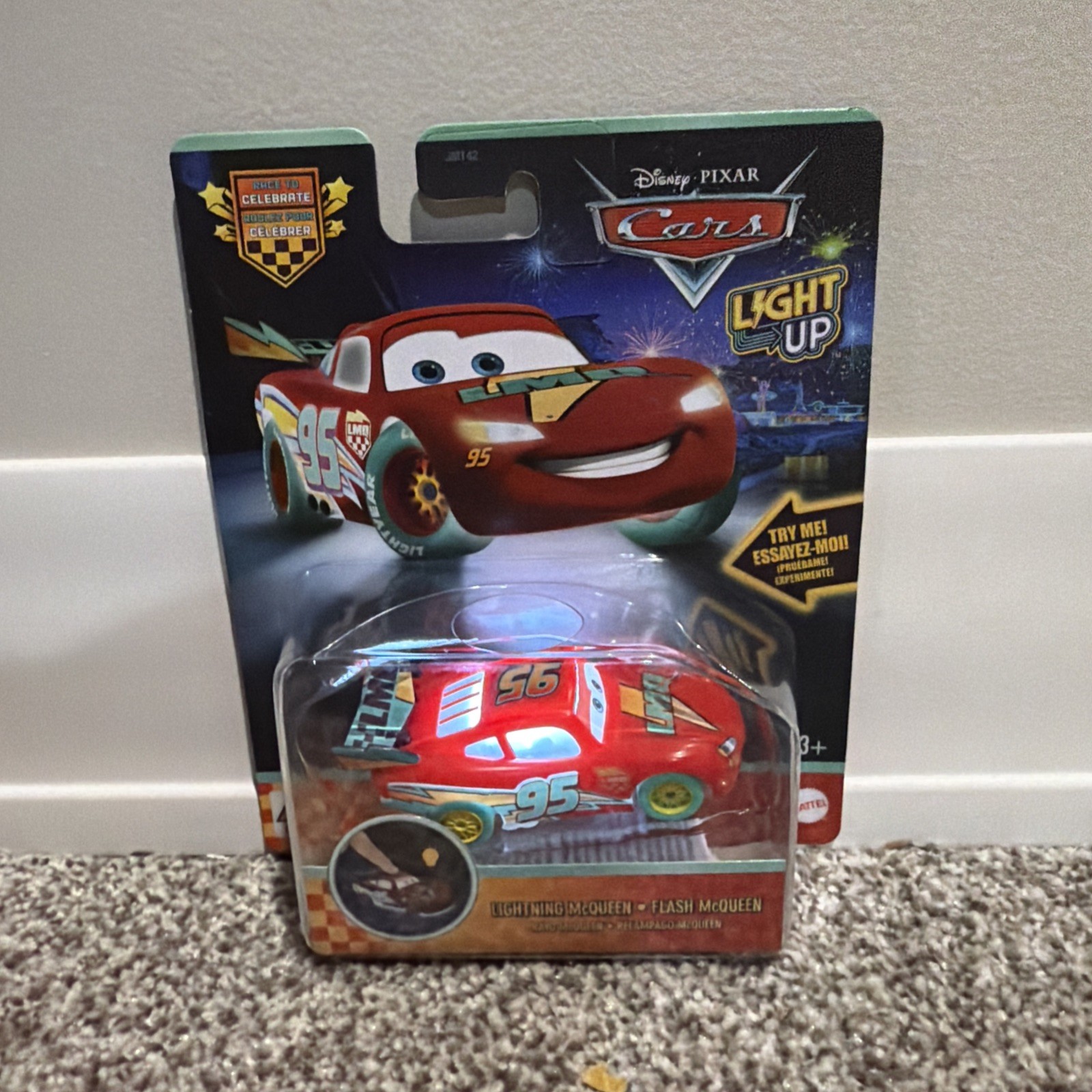2026 Disney Pixar Cars Light-Up Complete Set of 6 McQueen, Mater, Sally And More