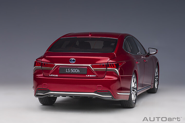 AUTOart 78869 LEXUS LS 500H 1/18 MORELLO RED METALLIC / BLACK INTERIOR