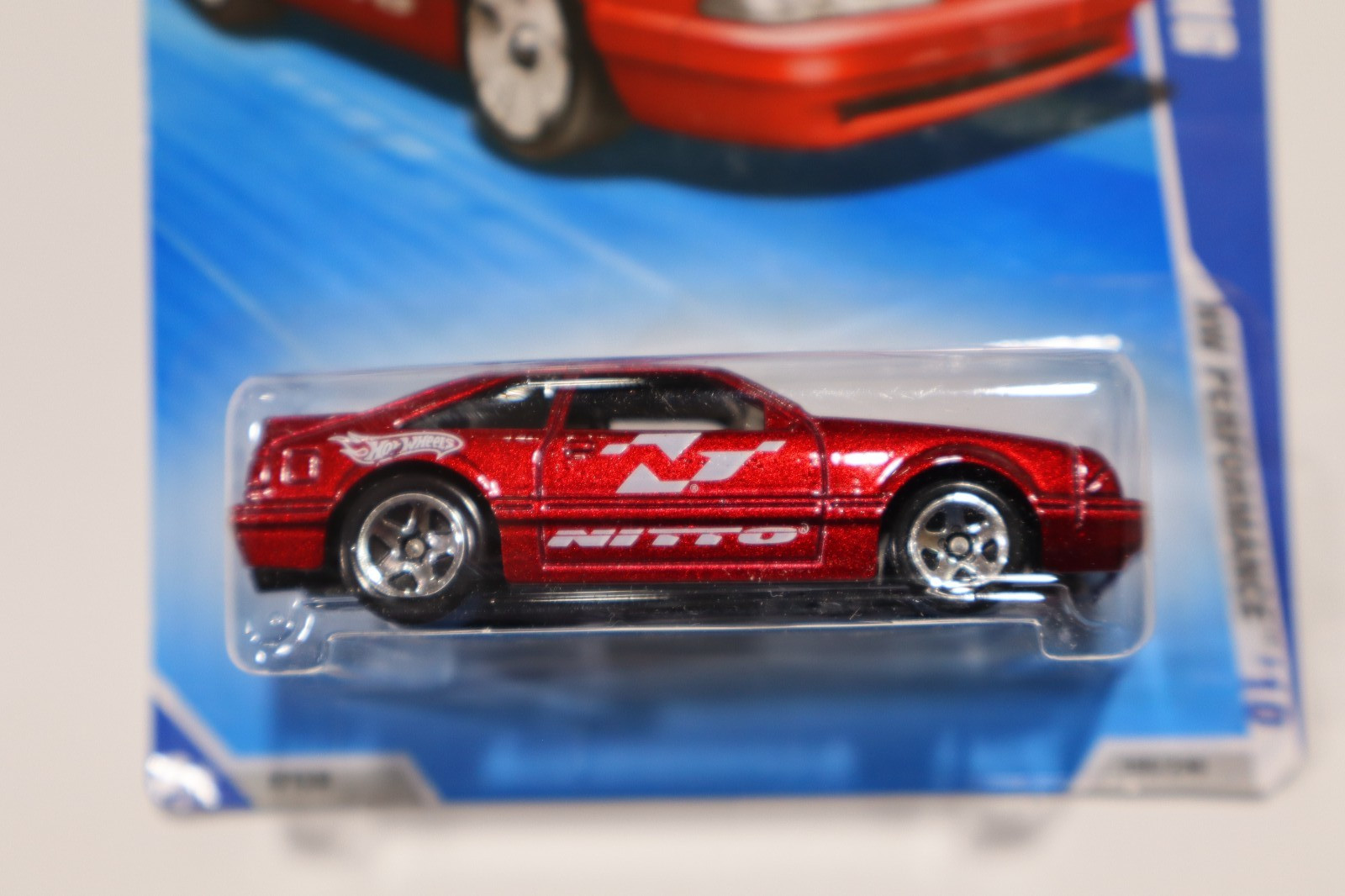 Hot Wheels 2010 Performance ’92 1992 Ford Mustang NITTO Red