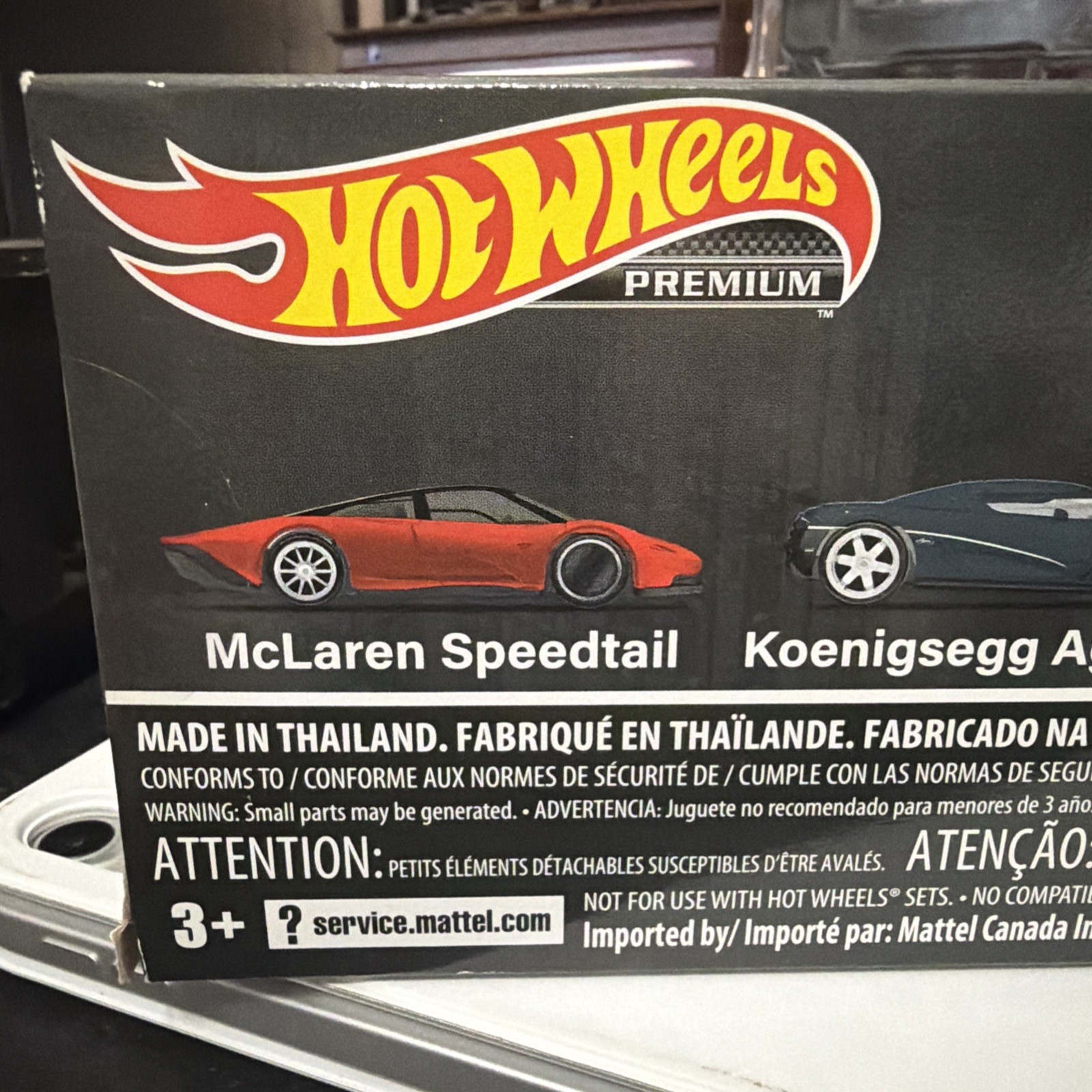 2021 Hot Wheels Premium Diorama Exotics-Carry On-Bugatti-McLaren-Koenigsegg❤️