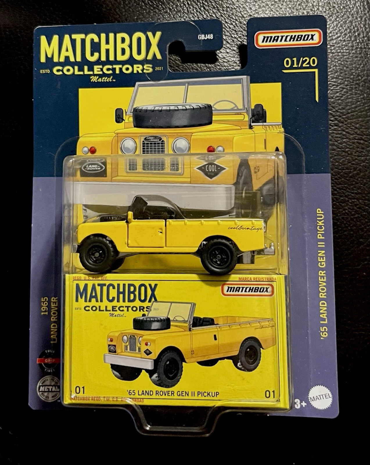 🏁 Matchbox 2021 Collectors ’65 Yellow Land Rover Gen II Pickup 🏁