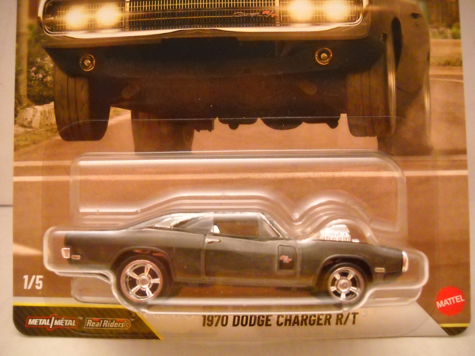 Hot Wheels Premium Fast & Furious 25 Years Black Chase 1970 Dodge Charger R/T